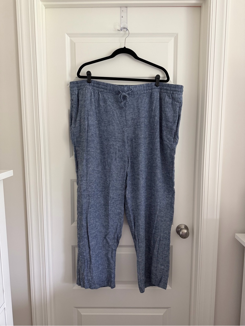 Old Navy Chambray Linen Blend Pants